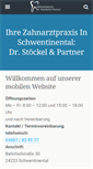 Mobile Screenshot of dr-stoeckel.de